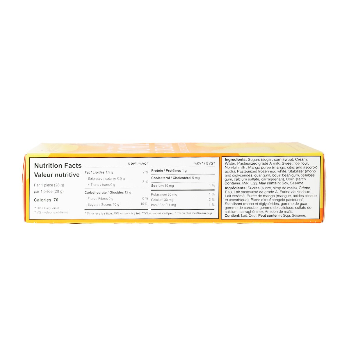 Alice Mango Mt Fuji Mochi Ice Cream (226g) ｜ T&T Supermarché