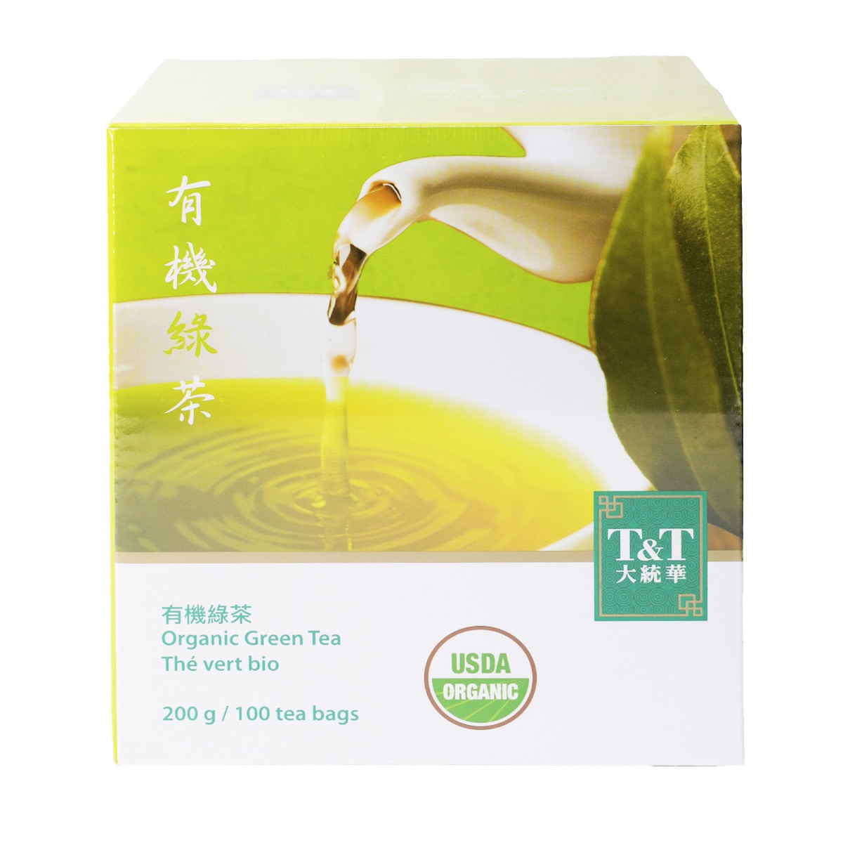 T&T 有机绿茶茶包(200g) | T&T Supermarket