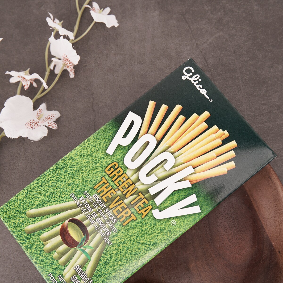 Glico Pocky Green Tea Biscuit Stick 70g ｜ 大统华超级市场