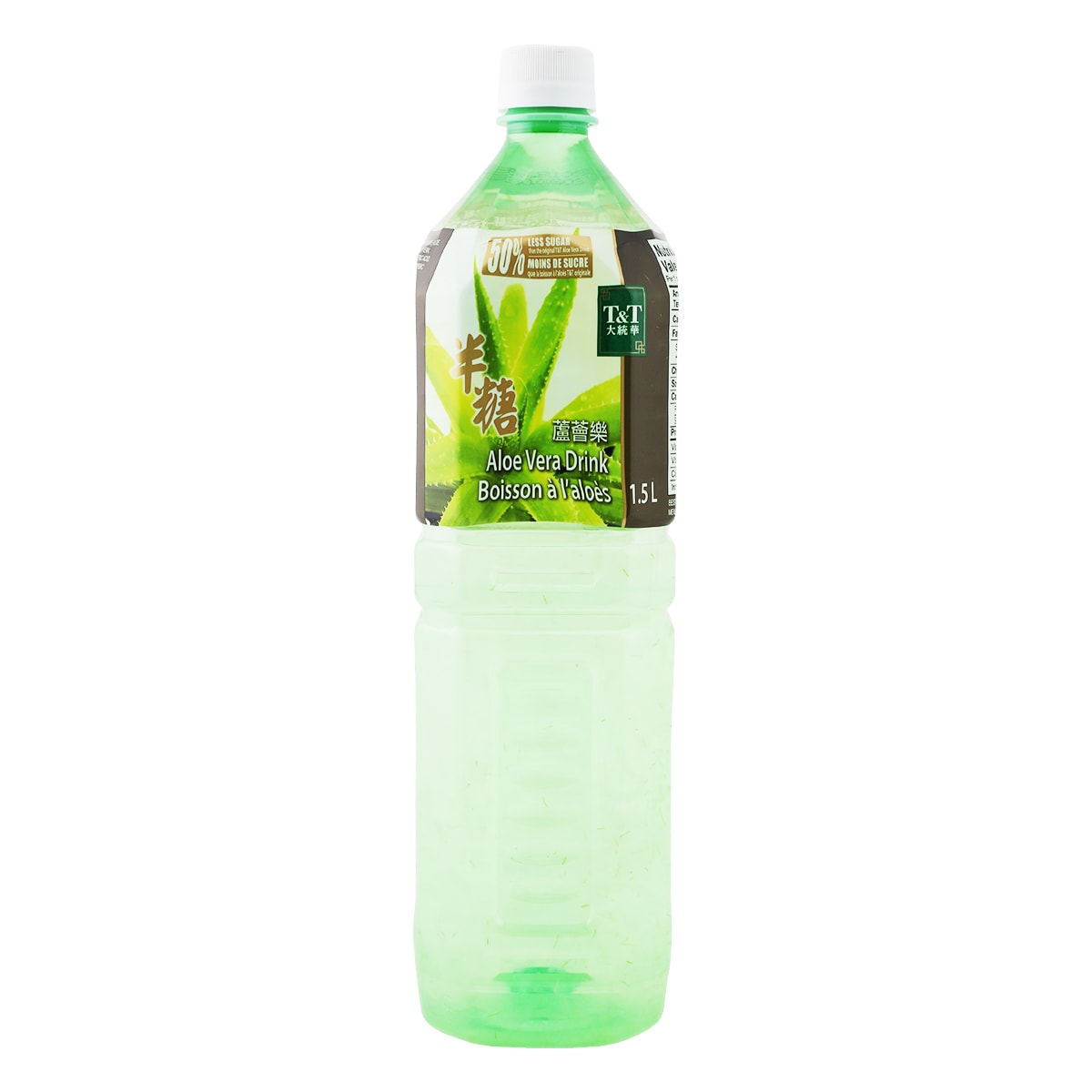 T&T 50% Less Sugar Aloe Vera Drink (1.5L) ｜ 大統華超級市場