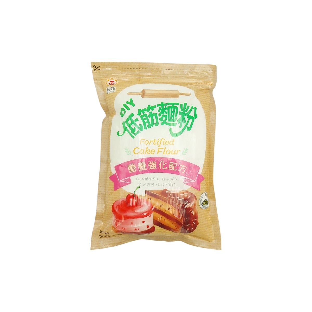 Sunright Fortified Cake Flour 1kg ｜ 大统华超级市场