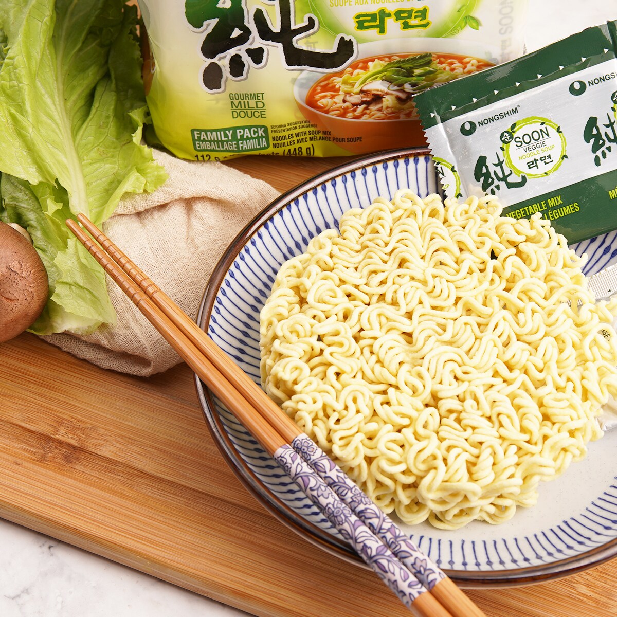 农心纯蔬菜汤面112克x4 ｜ 大統華超級市場