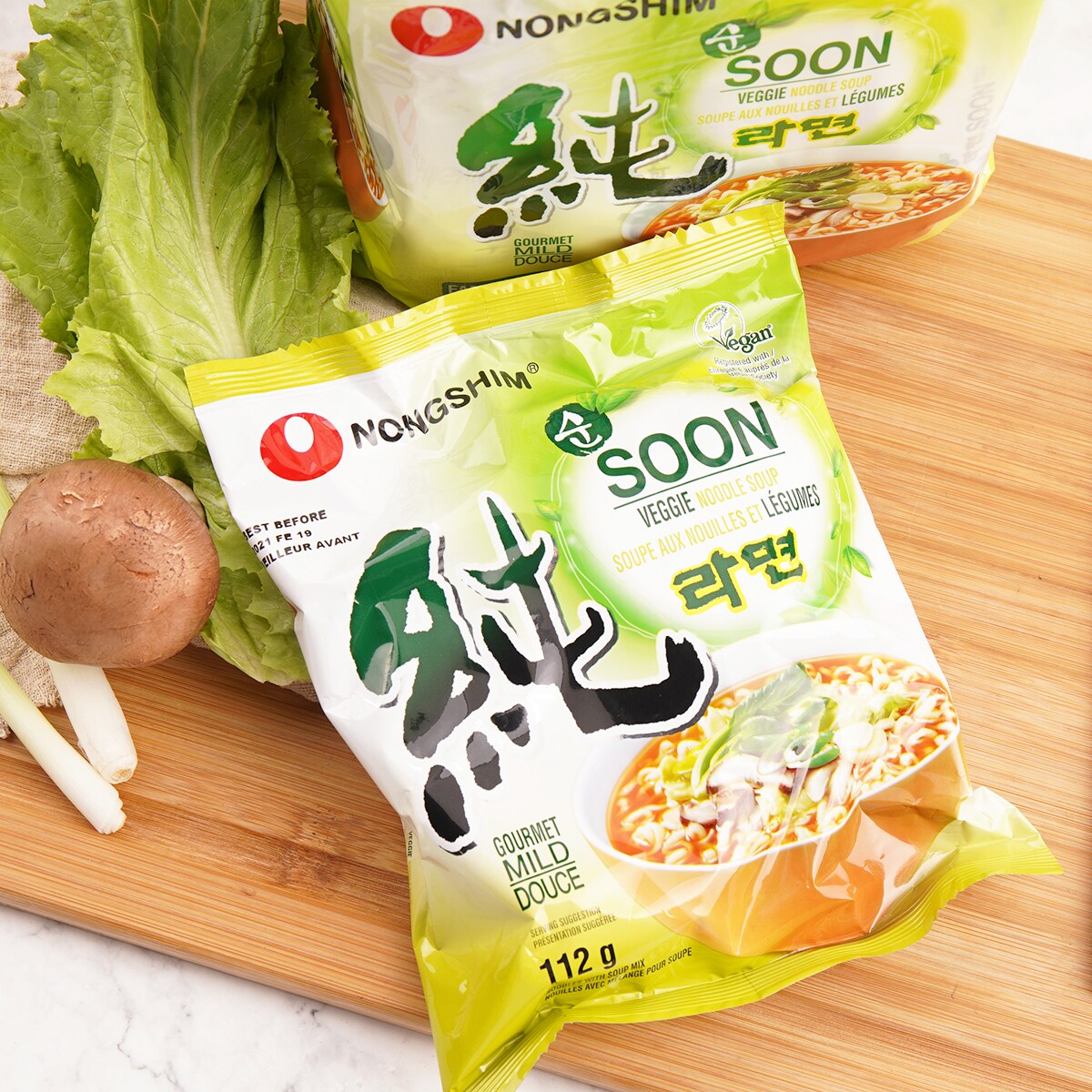 农心纯蔬菜汤面112克x4 ｜ 大統華超級市場