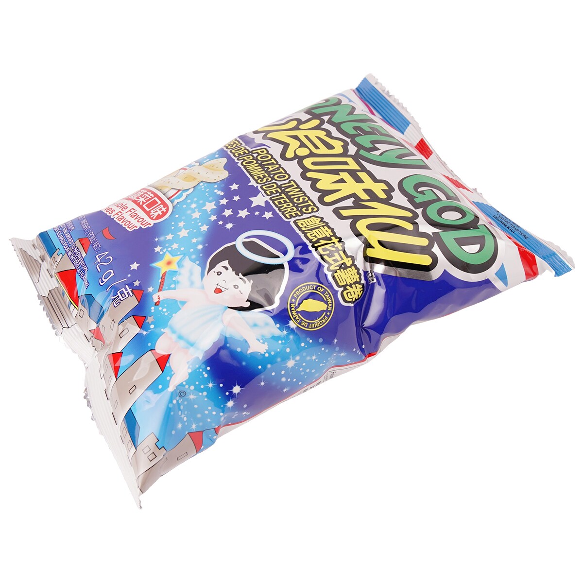 Want Want Vegetable flavour Potato Twists (42g) ｜ 大統華超級市場