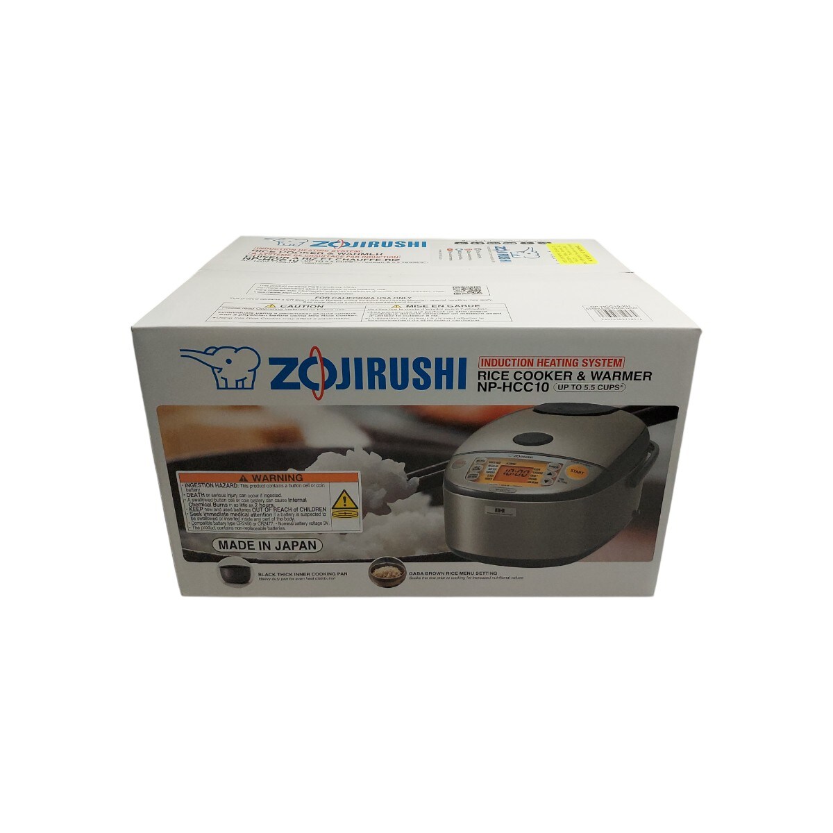 Zojirushi IH Rice Cooker NP-HCC10 (5.5 cups) ｜ 大統華超級市場