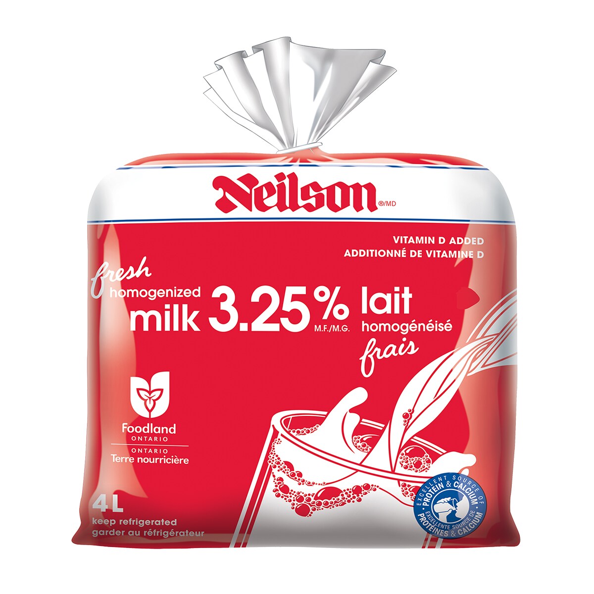 Neilson 3.25% Homogenized Milk - Sac (4L) | T&T Supermarket