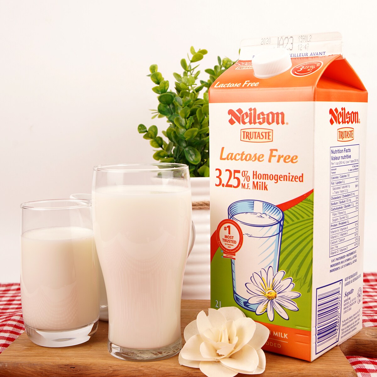 Neilson Trutaste Lactose Free 3.25% Homogenized Milk (2L