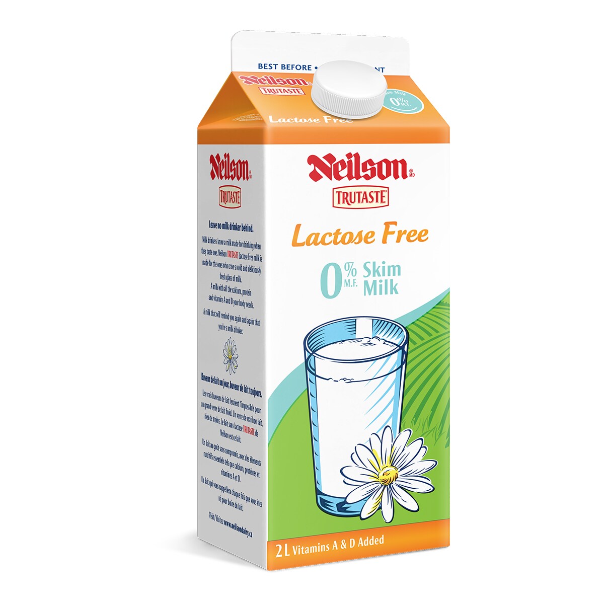 Neilson Trutaste低乳糖0%脱脂鲜奶(2L) ｜ 大统华超级市场