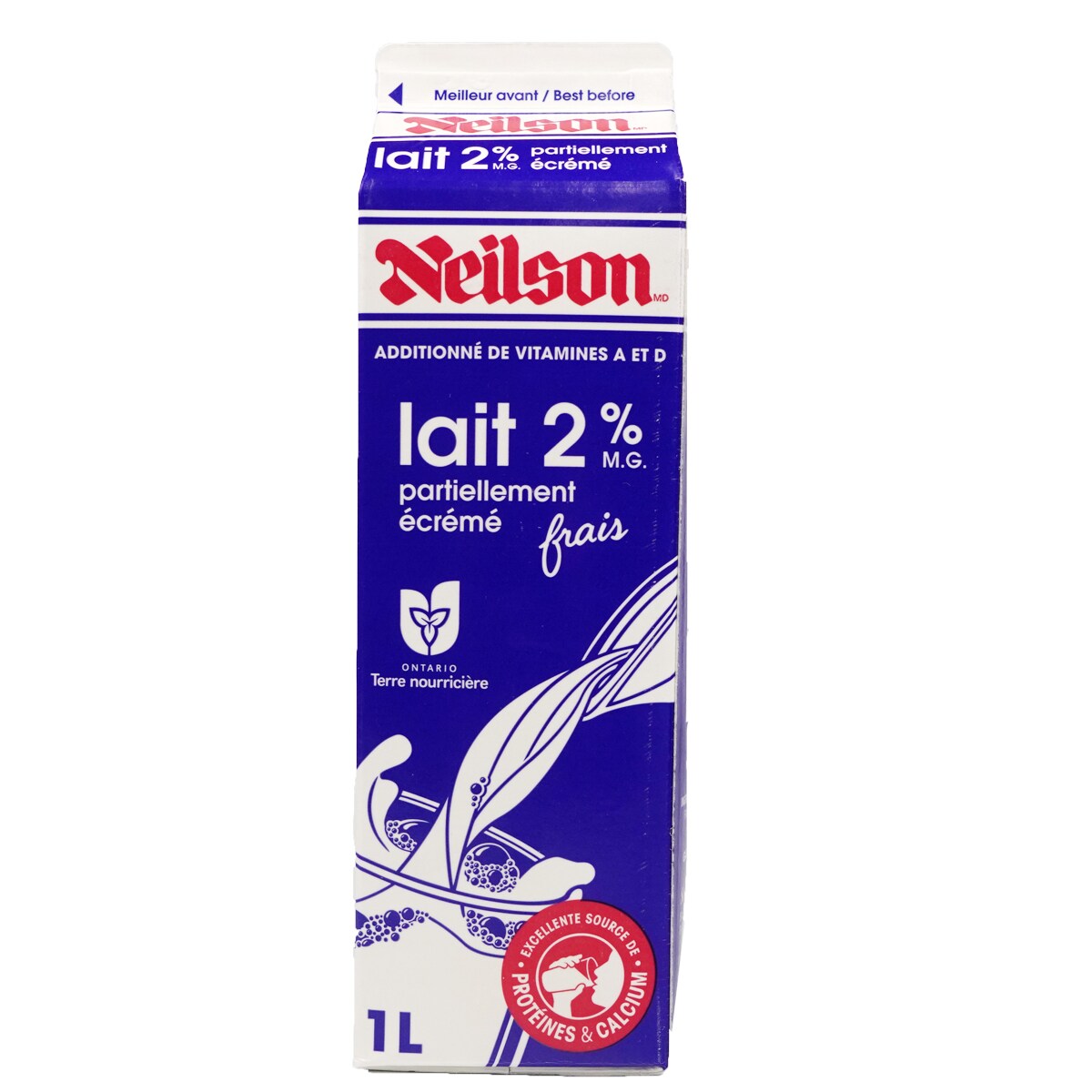 Neilson 2% Fresh Partly Skimmed Milk (1L) ｜ 大統華超級市場