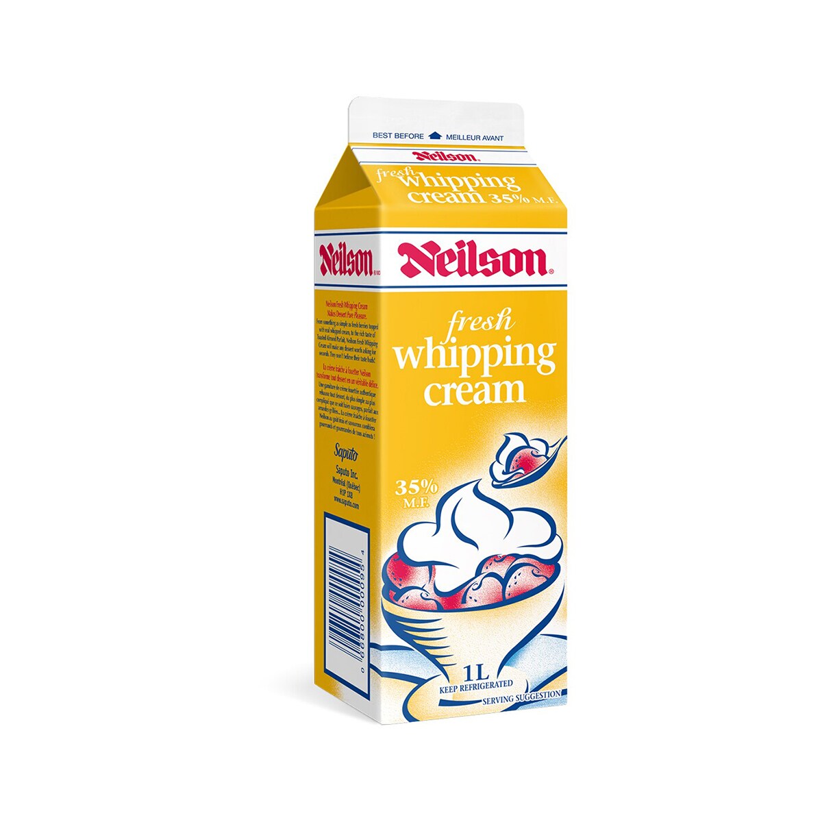 天泉クリーム　200g Neilson 35% Whipping Cream UHT (1L) | T&T Supermarket