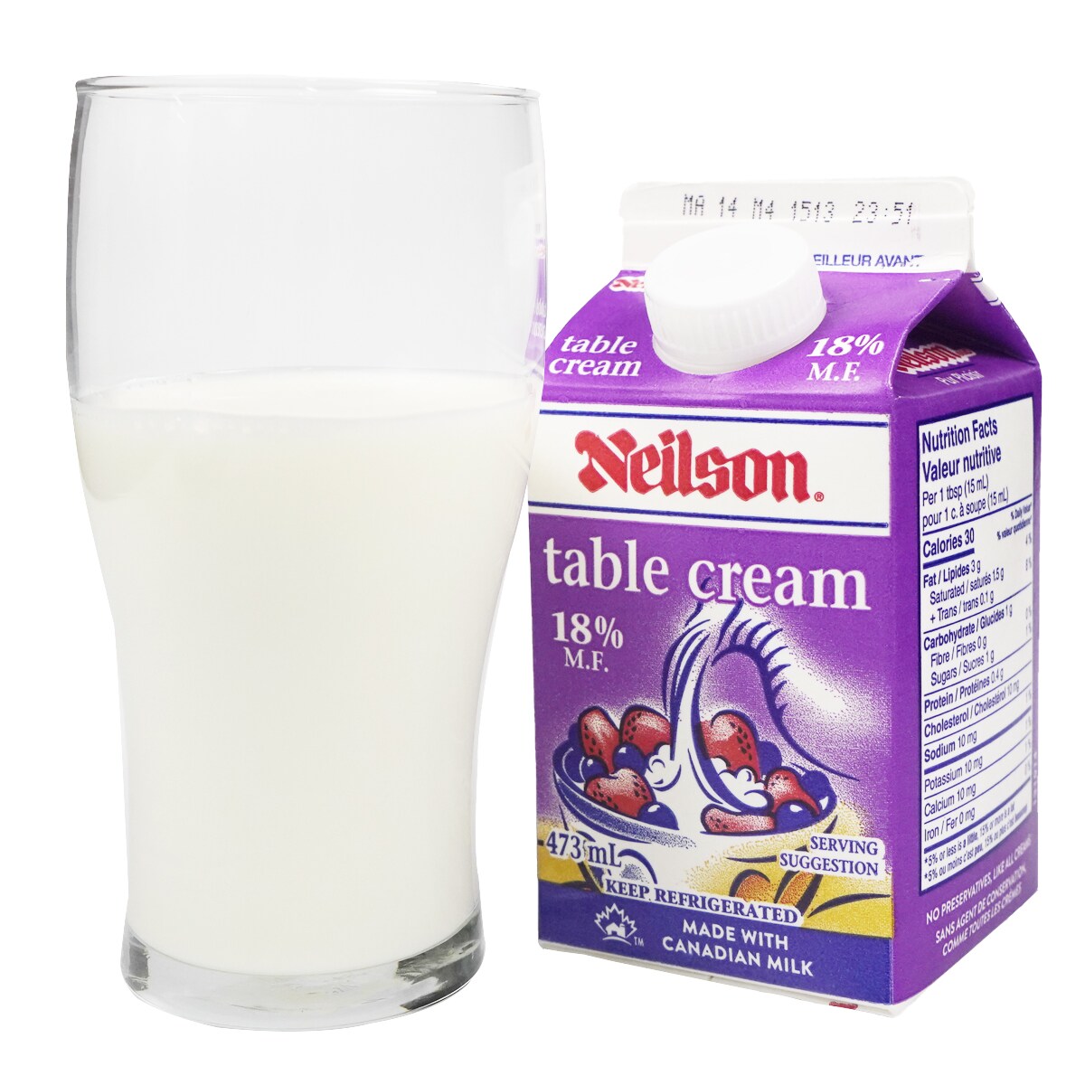 乳液・ミルク T&S Neilson 18% Cream (473ml) | T&T Supermarket