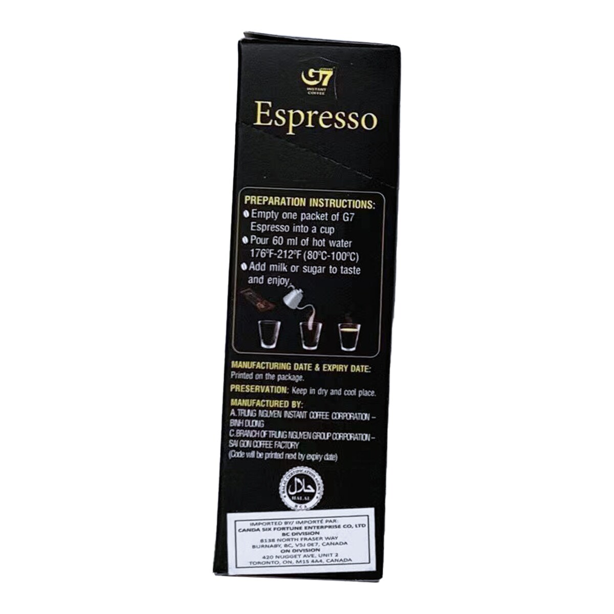 G7 ESPRESSO COFFEE | T&T Supermarket