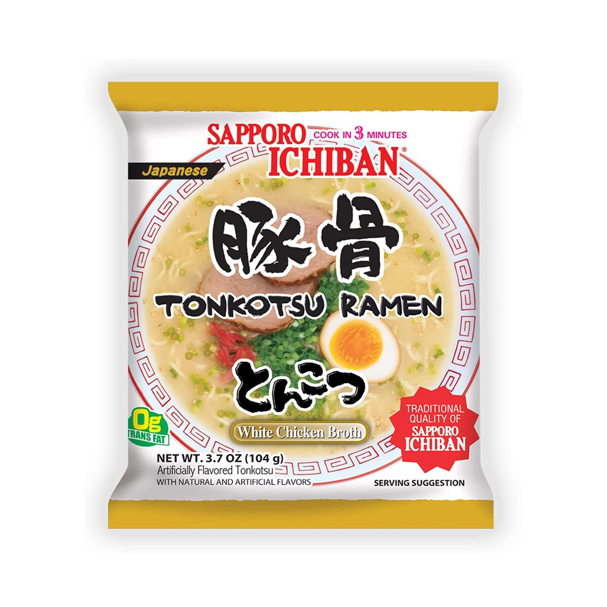 tonkotsu Sapporo Ichiban Tonkotsu Ramen (104gx5) ｜ T&T Supermarché