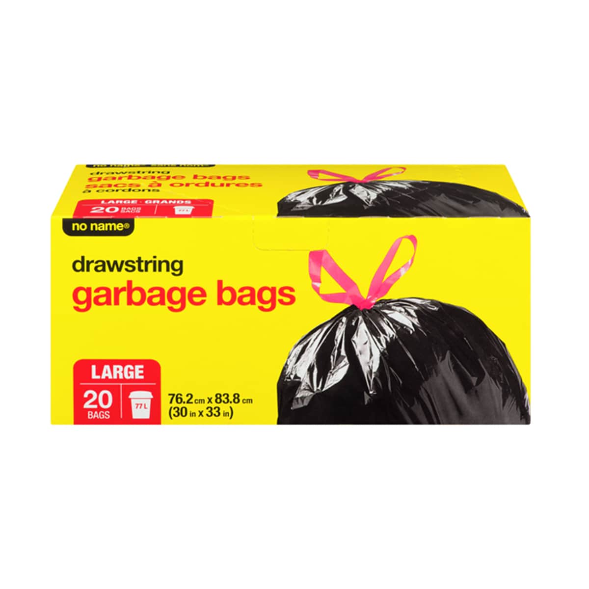 NO NAME DRAWSTRING GARBAGE BAG LARGE ｜ 大統華超級市場