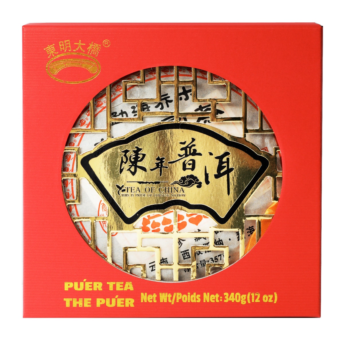 陳年普洱茶 東明大橋陳年普洱(340g) ｜ 大统华超级市场