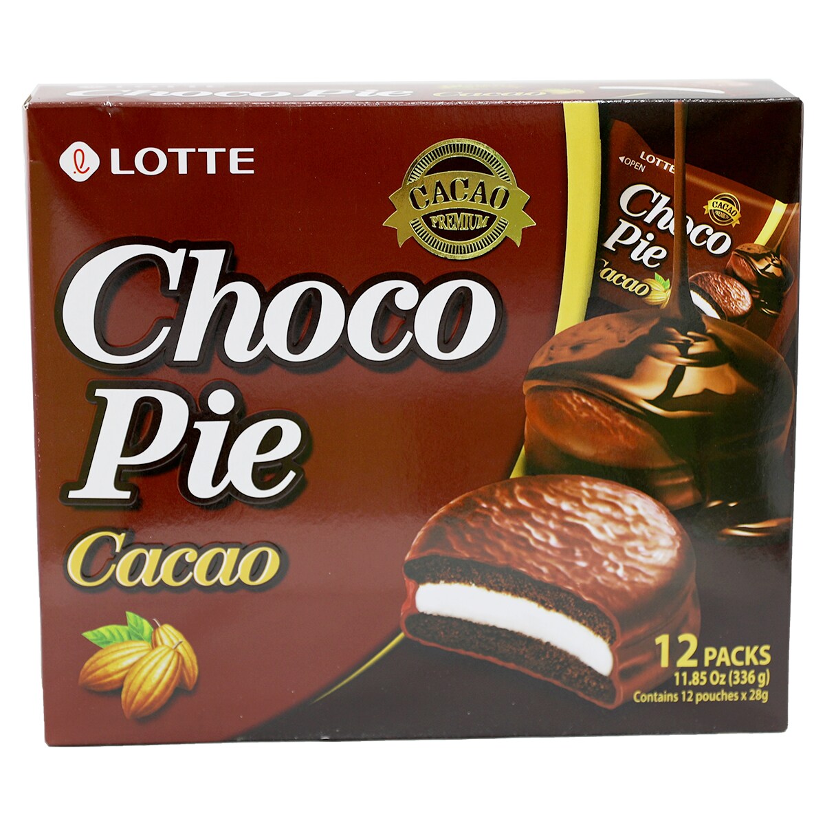 Choco Pie Saveur Cacao Lotte (28gx12) | T&T Supermarket