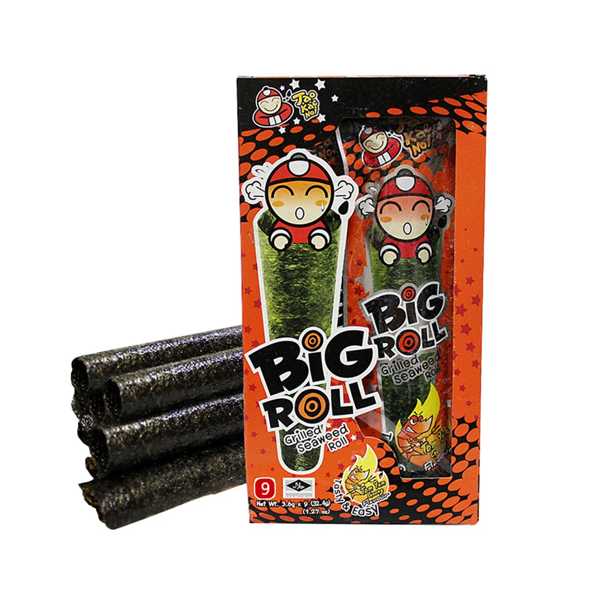 Taokaenoi Big Roll Tomyum Goong (3.6gx9) ｜ 大统华超级市场