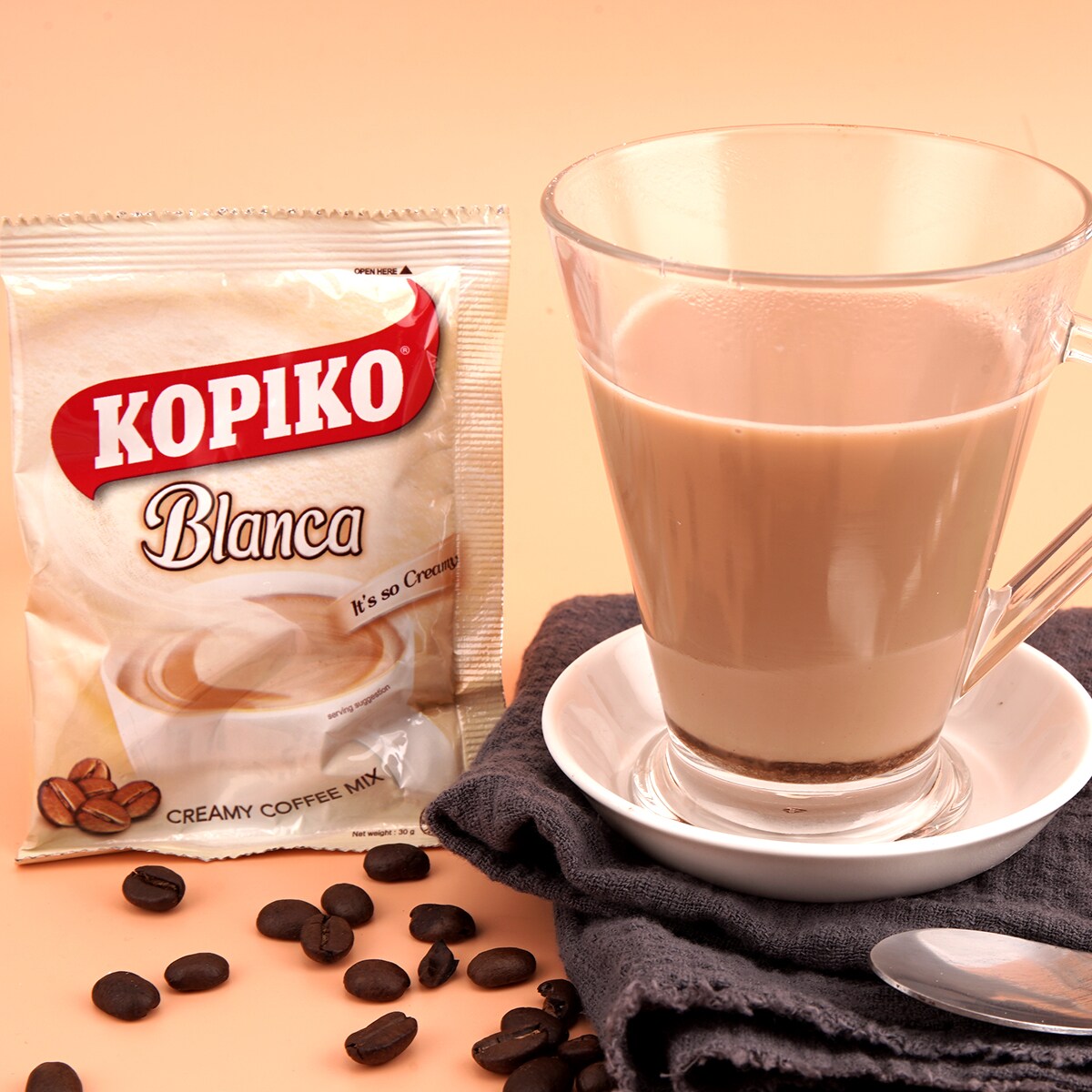 Kopiko Cafe Blanca Instant Coffee (30gx30) | T&T Supermarket