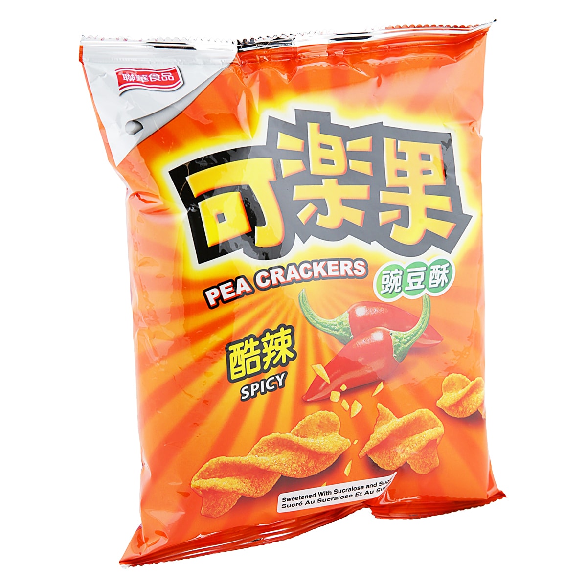 Koloko Pea Crackers-Spicy (72g) ｜ 大统华超级市场