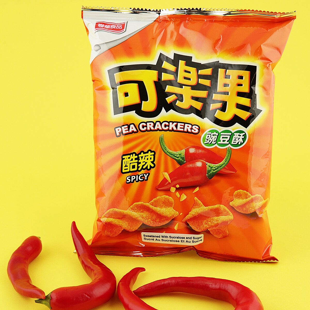 Koloko Pea Crackers-Spicy (72g) ｜ 大统华超级市场
