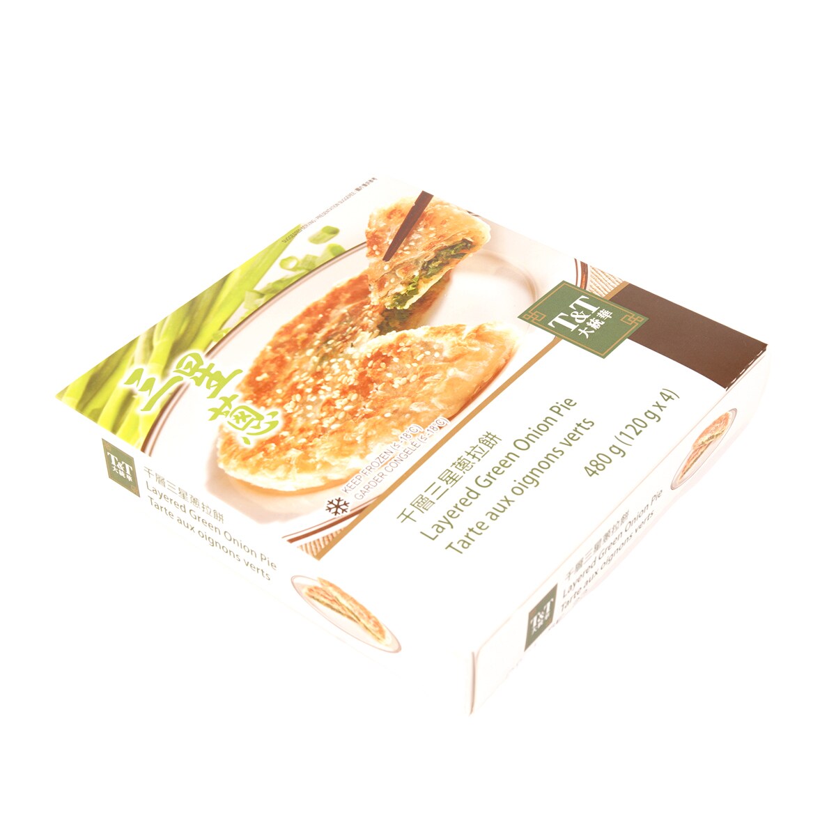 T&T Layered Green Onion Pie (4×120g) ｜ 大統華超級市場