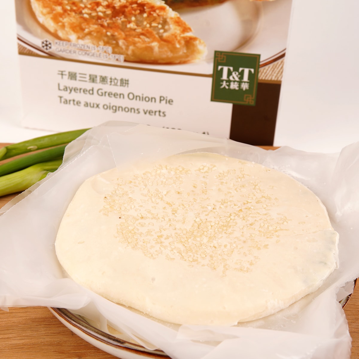 T&T Layered Green Onion Pie (4×120g) ｜ 大統華超級市場