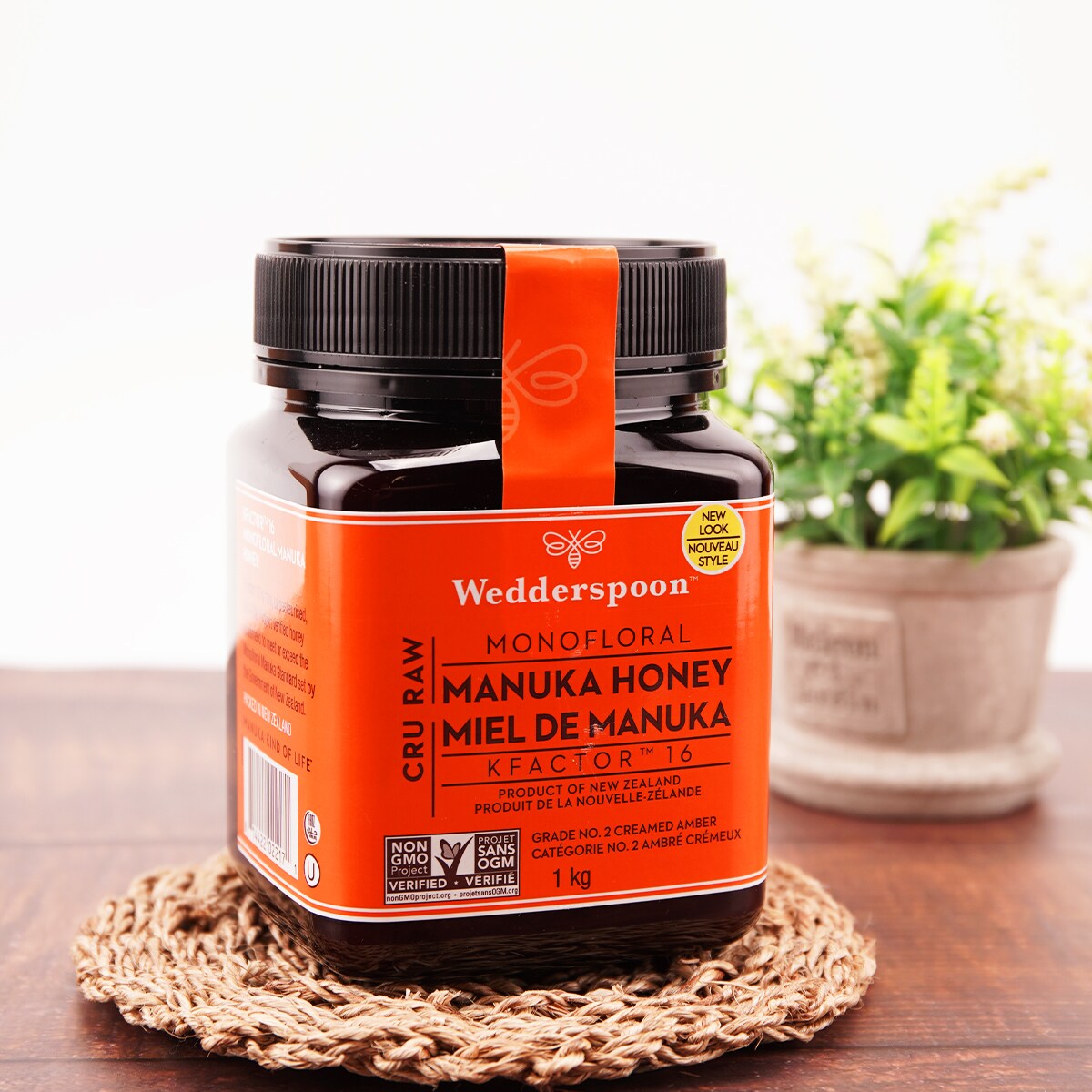 麦卢卡蜂蜜活跃16级- 大(1kg) ｜ T&T Supermarché