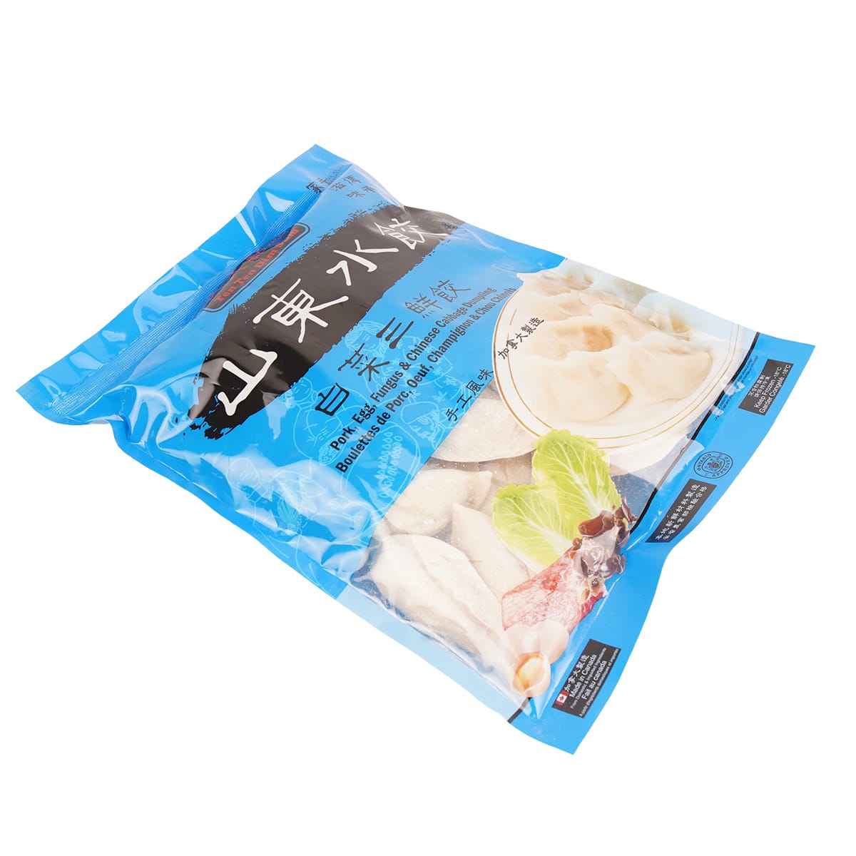 中国 貼寶尽文罐 N 2360C Tenten Pork, Egg, Fungus & Chinese Cabbage Dumpling (800g
