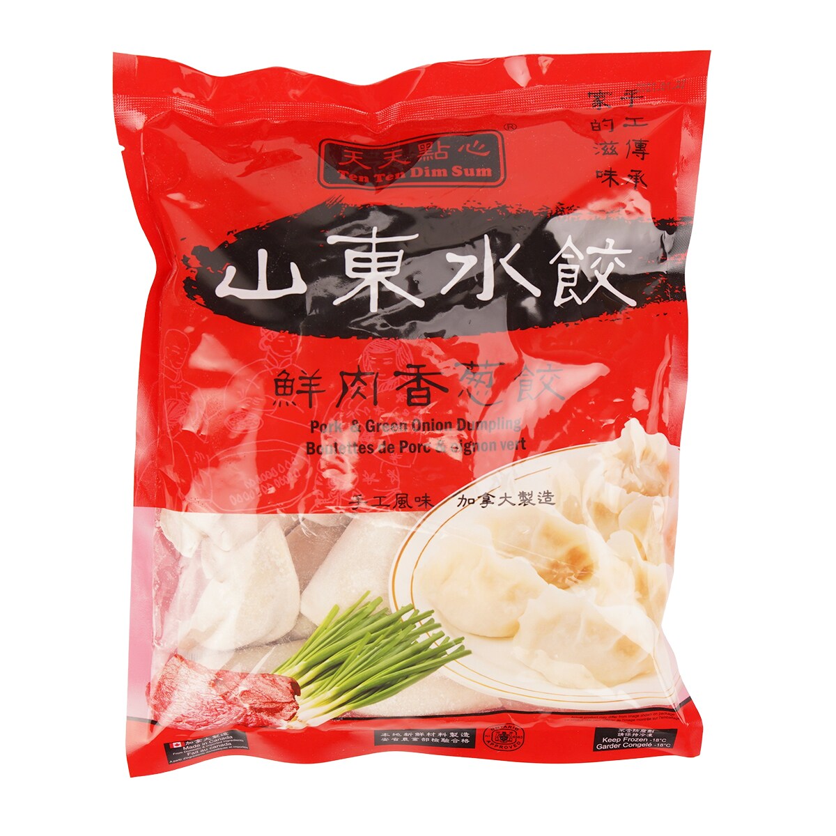Tenten Pork & Green Onion Dumpling (800g) | 大統華超級市場 Tenten Pork & Green Onion Dumpling (800g) | 大統華超級市場