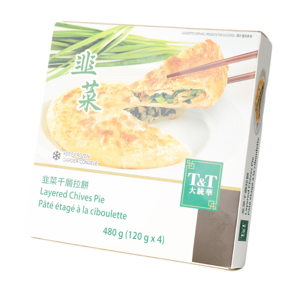 大统华韭菜千层拉饼(4x120g) ｜ 大统华超级市场