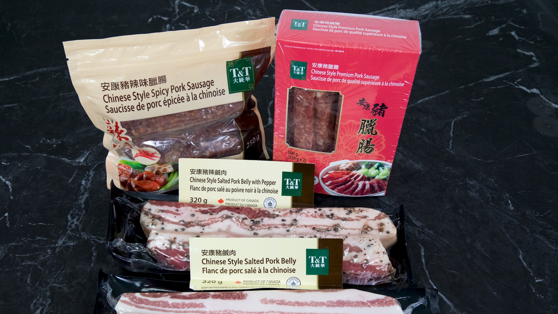 T&T Chinese-Style Salted Regular Pork Belly (320g) | T&T Supermarket
