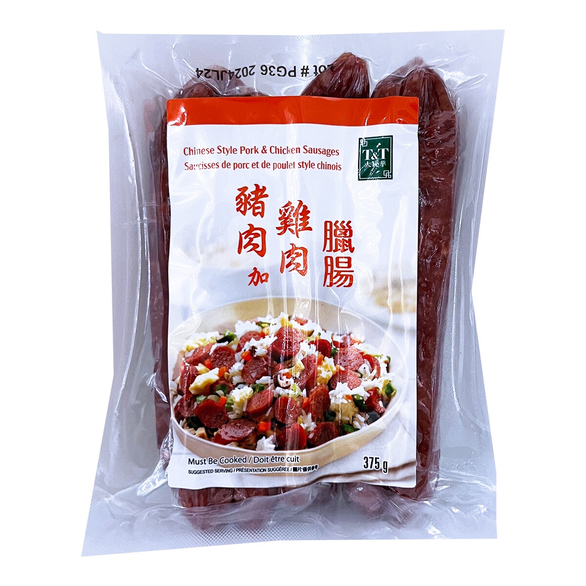 T&T Chinese-Style Pork & Chicken Sausage (375g)