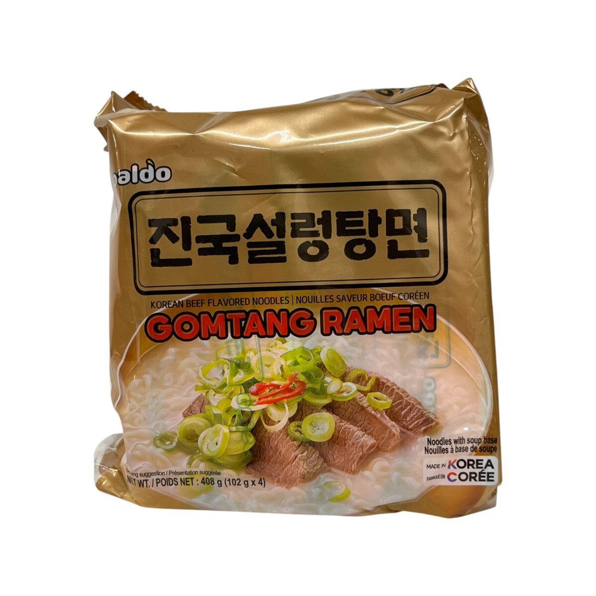 八道牛骨湯麵(102gx4) | T&T Supermarket