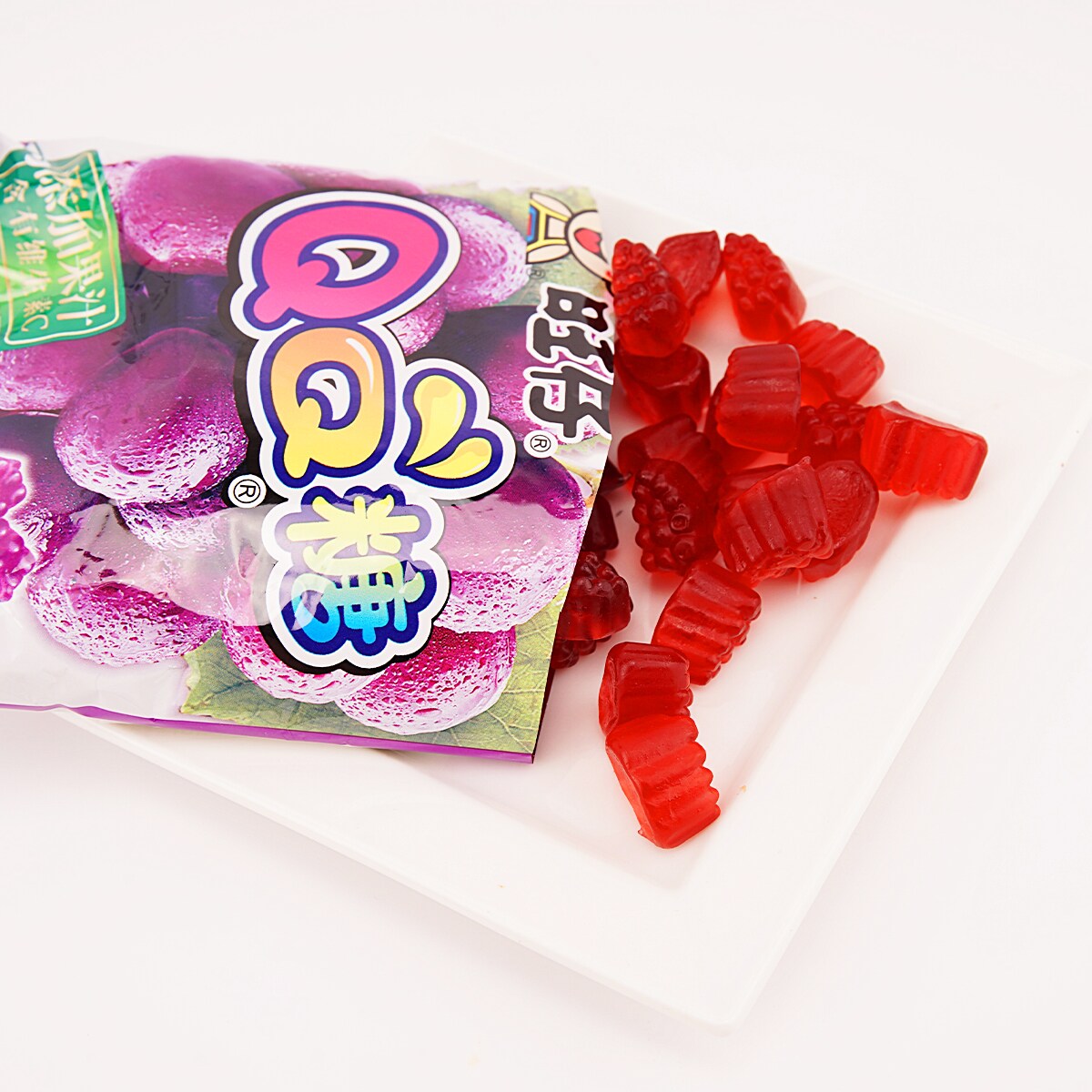 Want Want Hot-Kid Qq Grape Gummy 70g ｜ 大统华超级市场