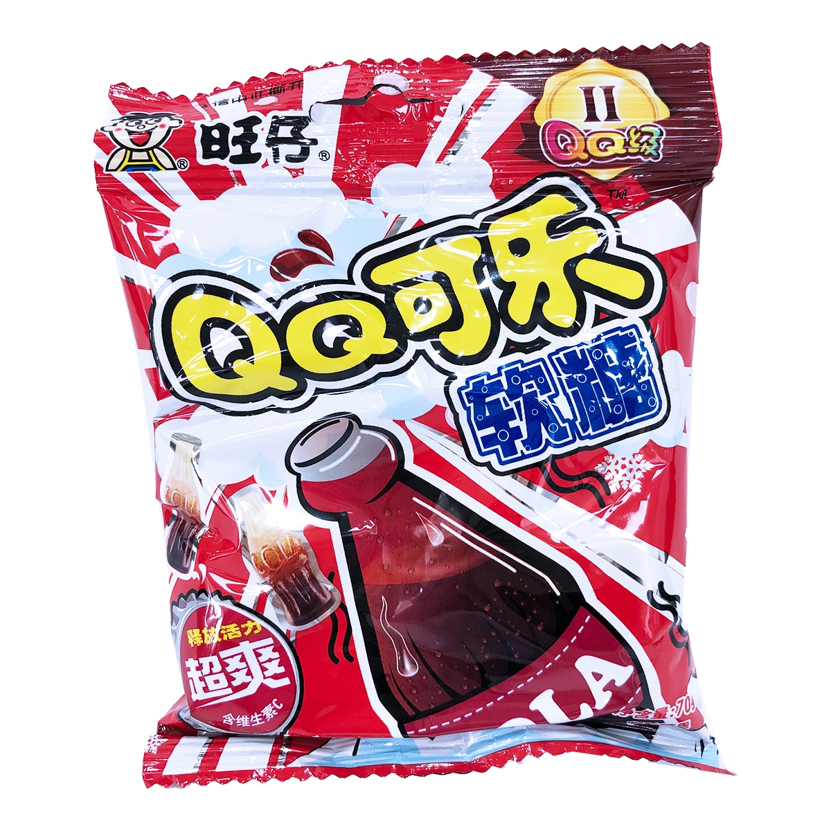 Want Want Qq Cola flavour Soft Candy 70g ｜ 大统华超级市场