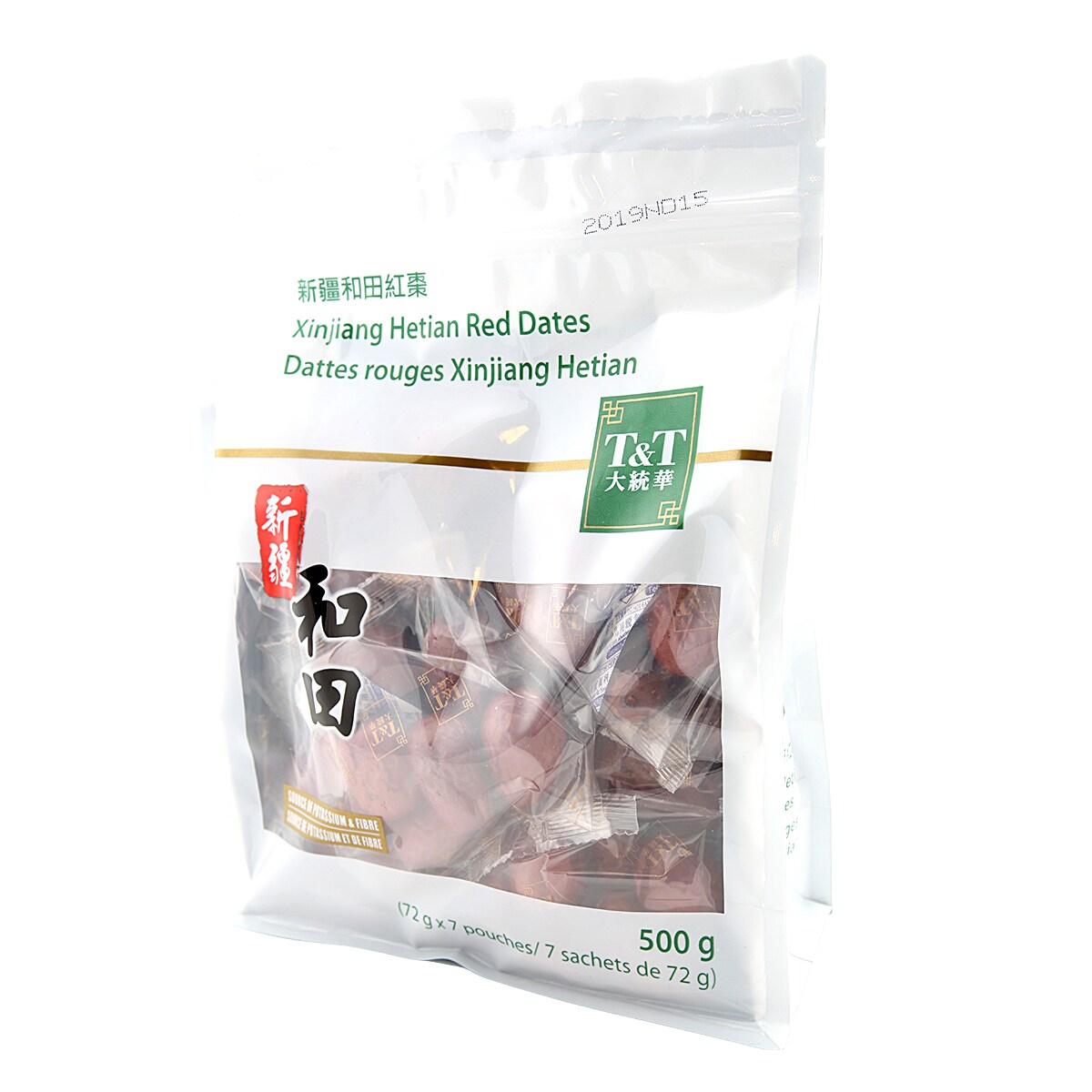 T&T Xinjiang Hetian Red Dates (500g) ｜ 大統華超級市場