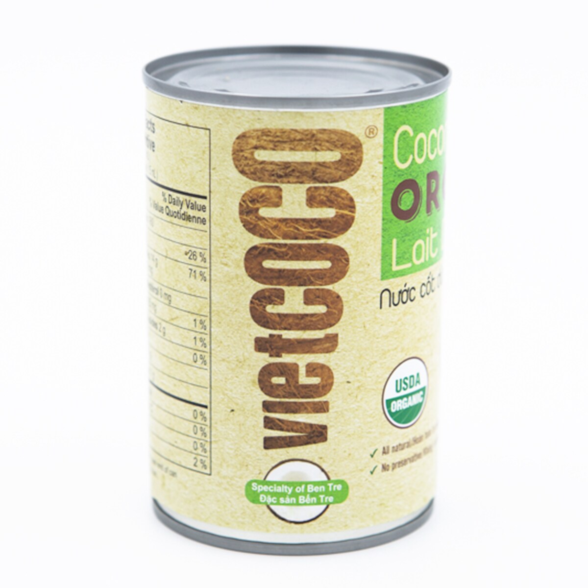 Vietcoco Organic Coconut Milk (400ml) | T&T Supermarket