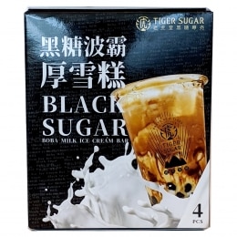 Tiger Sugar Boba Milk Ice Cream Bar 4Pc 