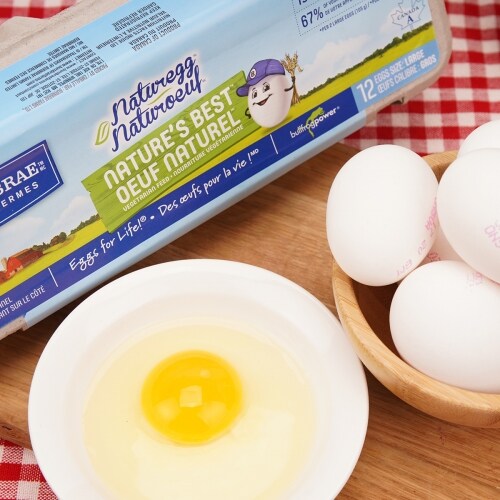 Burnbrae Natures Best(Vitaplus)White Egg(12 Pcs) T&T Supermarket