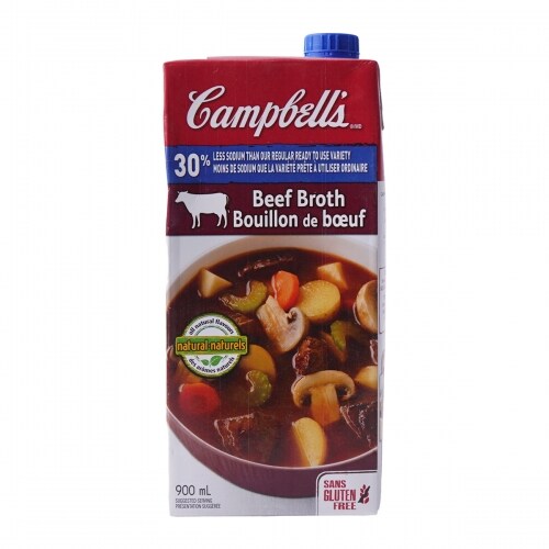 CAMPBELL LOW SODIUM BEEF BROTH TETRA T&T Supermarket