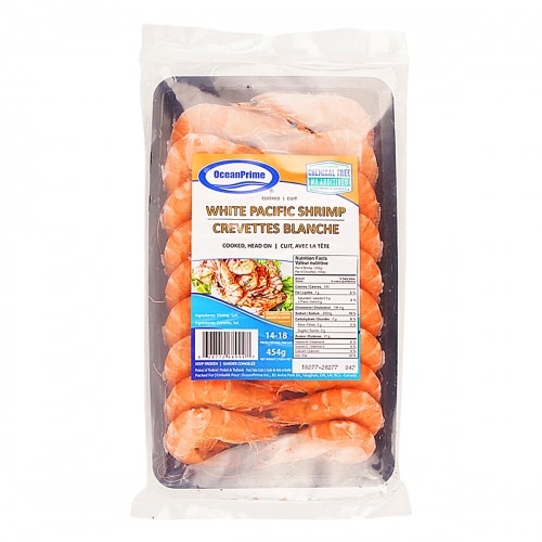 Oceanprime Frozen Cooked Shrimp 454G(14 To 18 Pcs) Pack T&T Supermarket