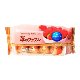 Monteur Strawberry Waffle Cakes (111g) ｜ T&T Supermarché