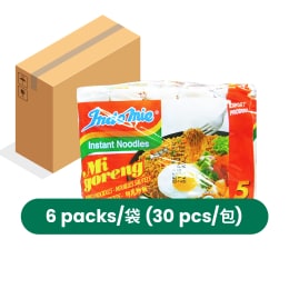 Indomie Instant Fried Noodle 5pcs x 6packs ｜ 大統華超級市場