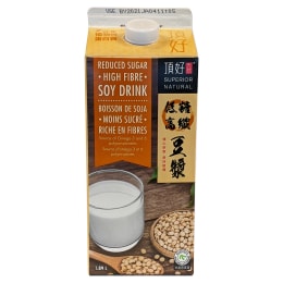 Soy Milk Superior Less-Sugar High-Fibre Soy Drink (1.89L) ｜ 大統華超級市場