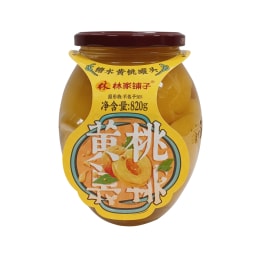 Linjiapuzi Yellow Peaches Canned (820g) ｜ T&T Supermarché