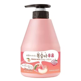 Welcos Kwailnara Peach Milk Body Lotion (560g) ｜ 大统华超级市场