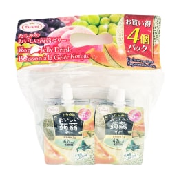 Tarami Melon Konjac Jelly Drink (150gx4) ｜ 大统华超级市场