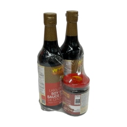 Lee Kum Kee Soy Sauce Char Siu Sauce Value Pack (2x500g + 195g)