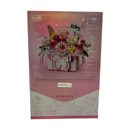 TBC LUXE 50周年コレクションボックス Loz Rose Pink Butterfly Gift Box Blocks (each) ｜ 大統華超級市場