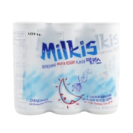 Lotte Milk & Yogurt Milkis Cream Soda (250mLx6)